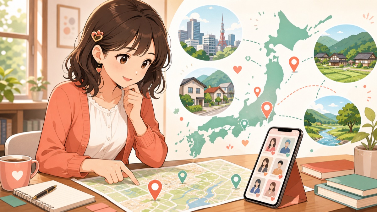 地方・田舎で出会い系は使える？地域差とサービス選びの注意点