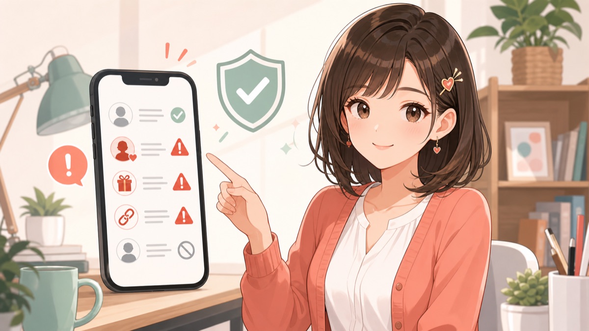 出会い系に登録した後の安全な使い方：初回メッセージと見極め方